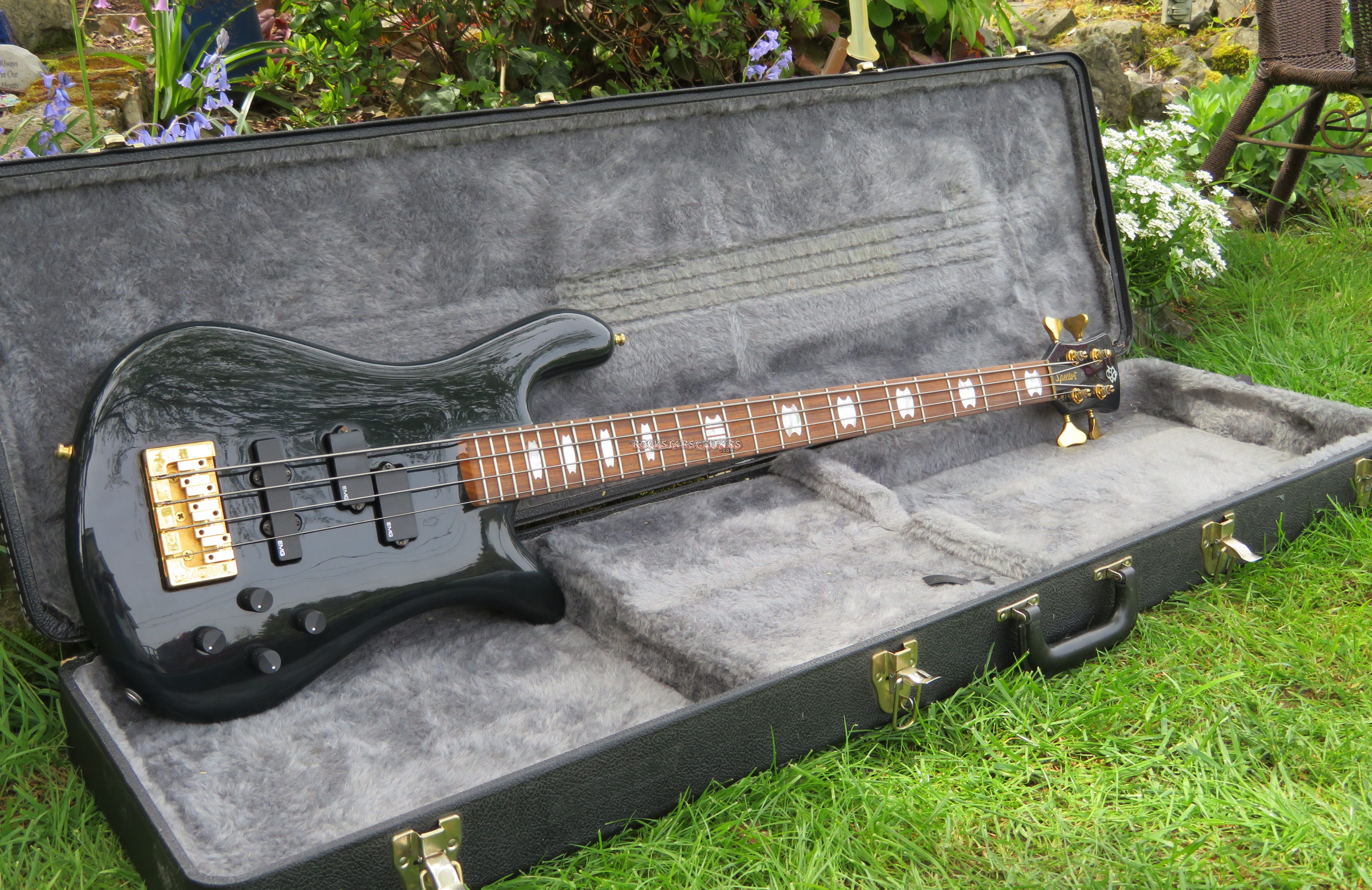 all black fender mustang